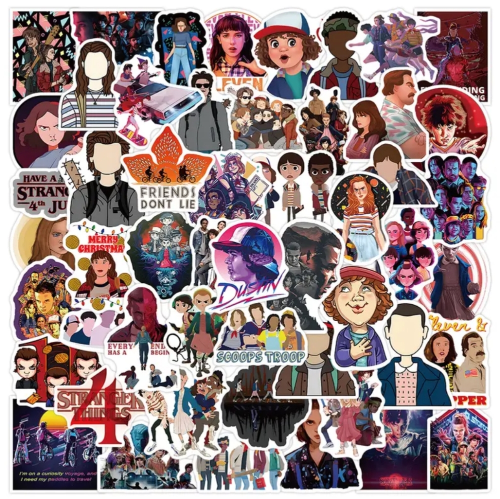 52 Stranger Things Stickers